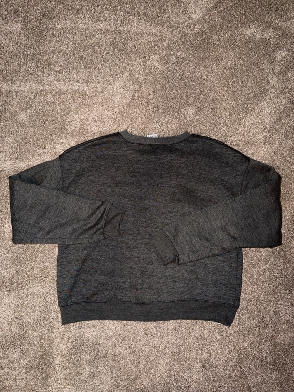 Modern Lux Dark Gray “Lucky” Crewneck Sweatshirt View 3